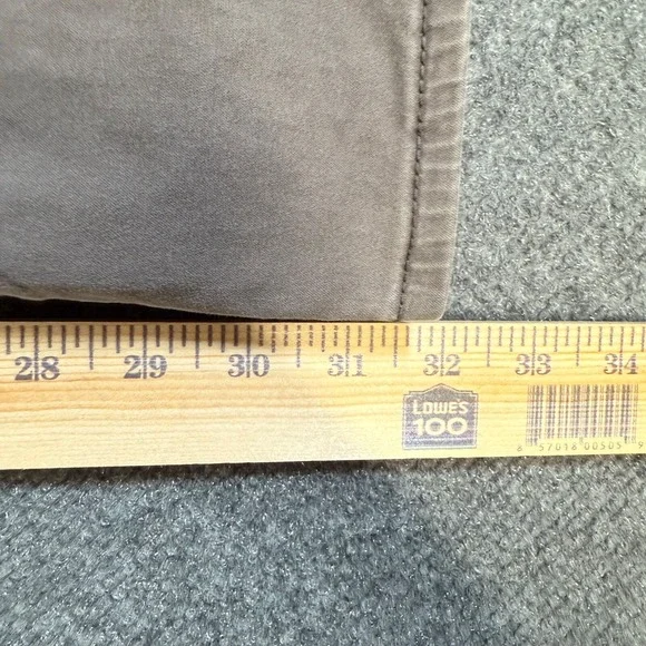 Lucky Brand Pants Mens 36x32 Gray Chinos 121 Slim Straight 5 Pocket - Picture 10 of 13